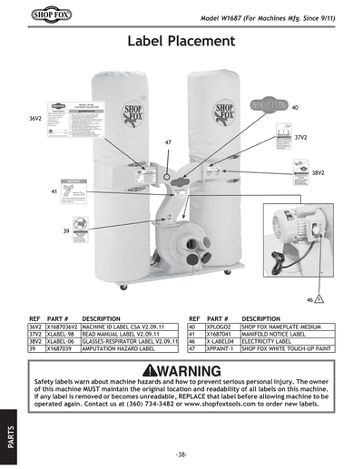 Part Diagram for W1687