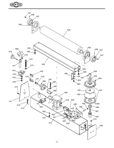 Part Diagram for W1710