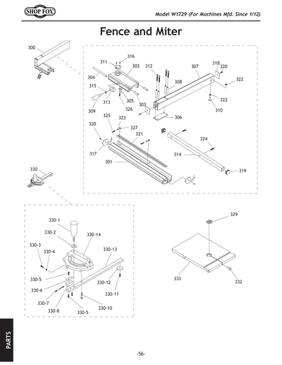Part Diagram for W1729