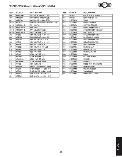 Part Diagram for W1737