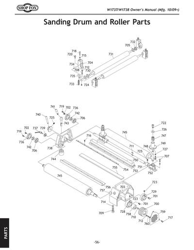 Parts for W1737 37