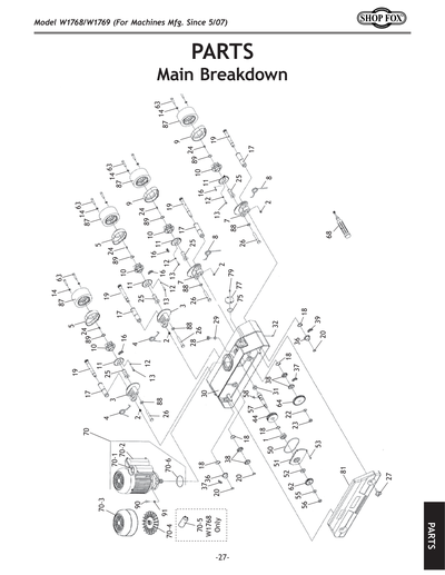 Part Diagram for W1768