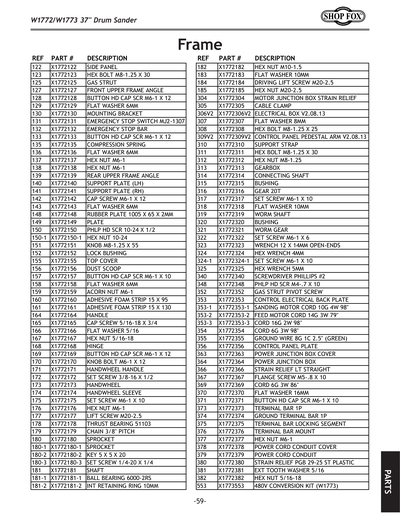 Part Diagram for W1773