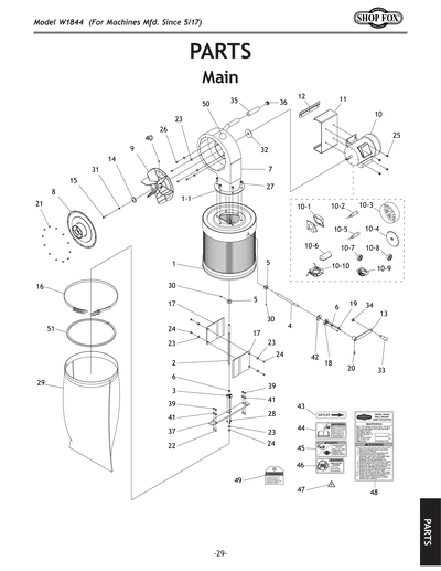 Part Diagram for W1844