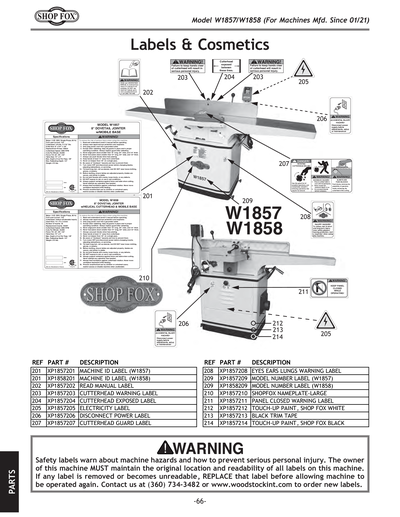 Parts for 8