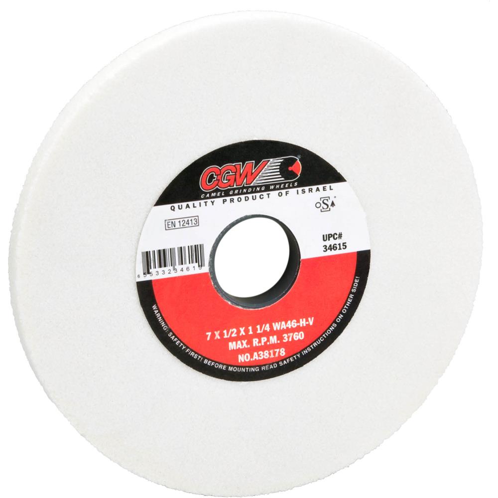 Camel Grinding Wheels G7433 A/O 7" x 1/2" x 11/4" Grinding Wheel