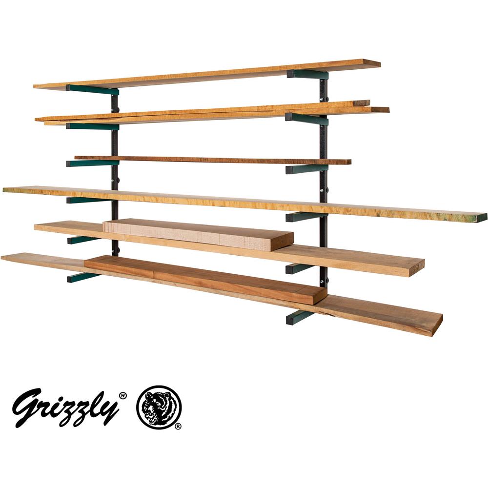 Gracs様追加分棚 Grizzly T27630 - Lumber Rack 6-Shelf System - Grizzly Industrial, Inc.