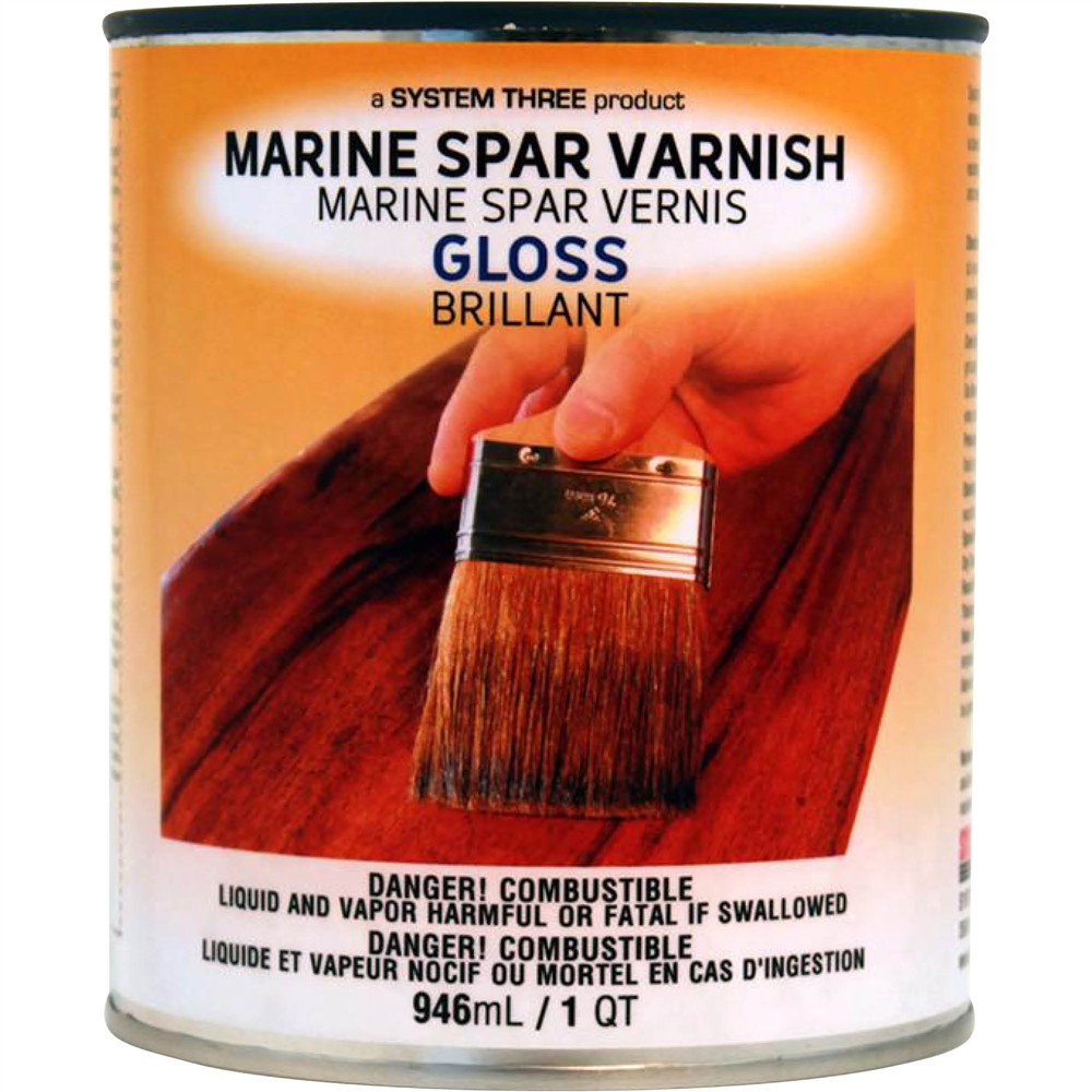 Marine Spar Varnish, Gloss, 1 Quart Grizzly Industrial