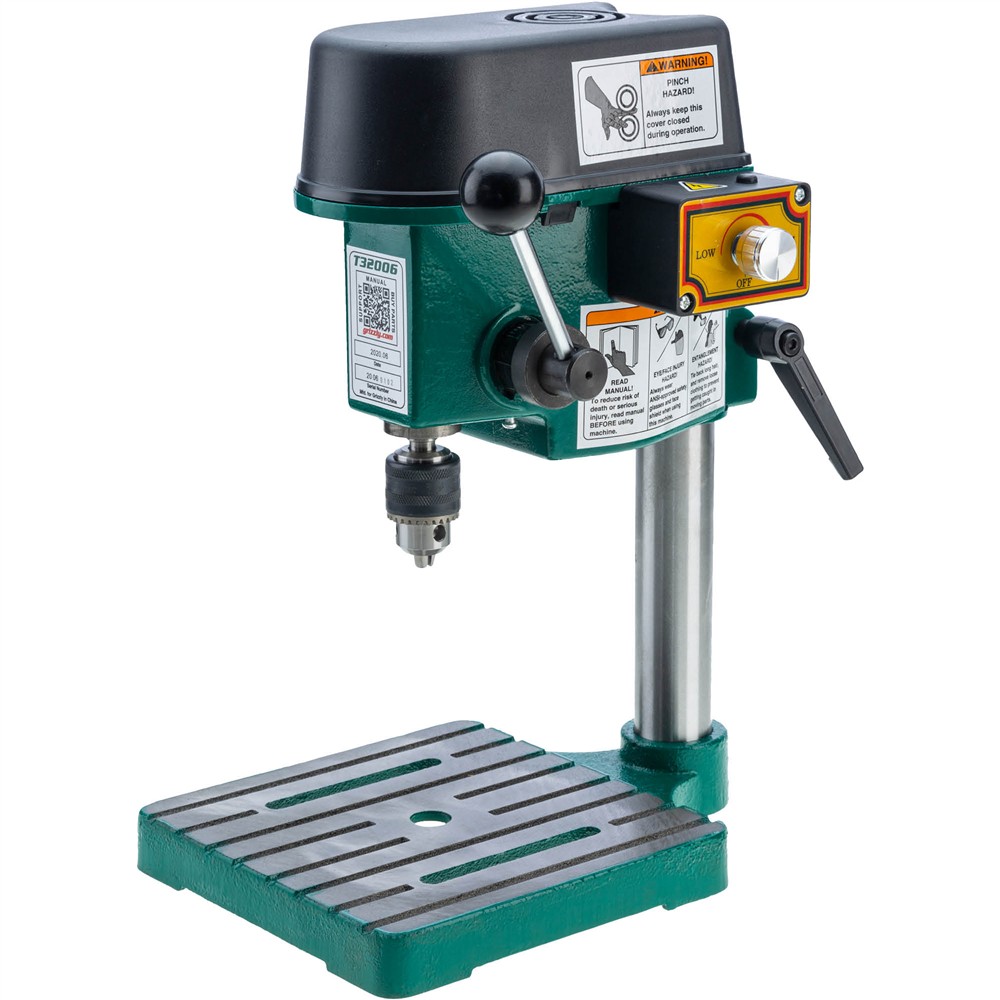 Grizzly T32006 Variable-Speed Mini Benchtop Drill Press