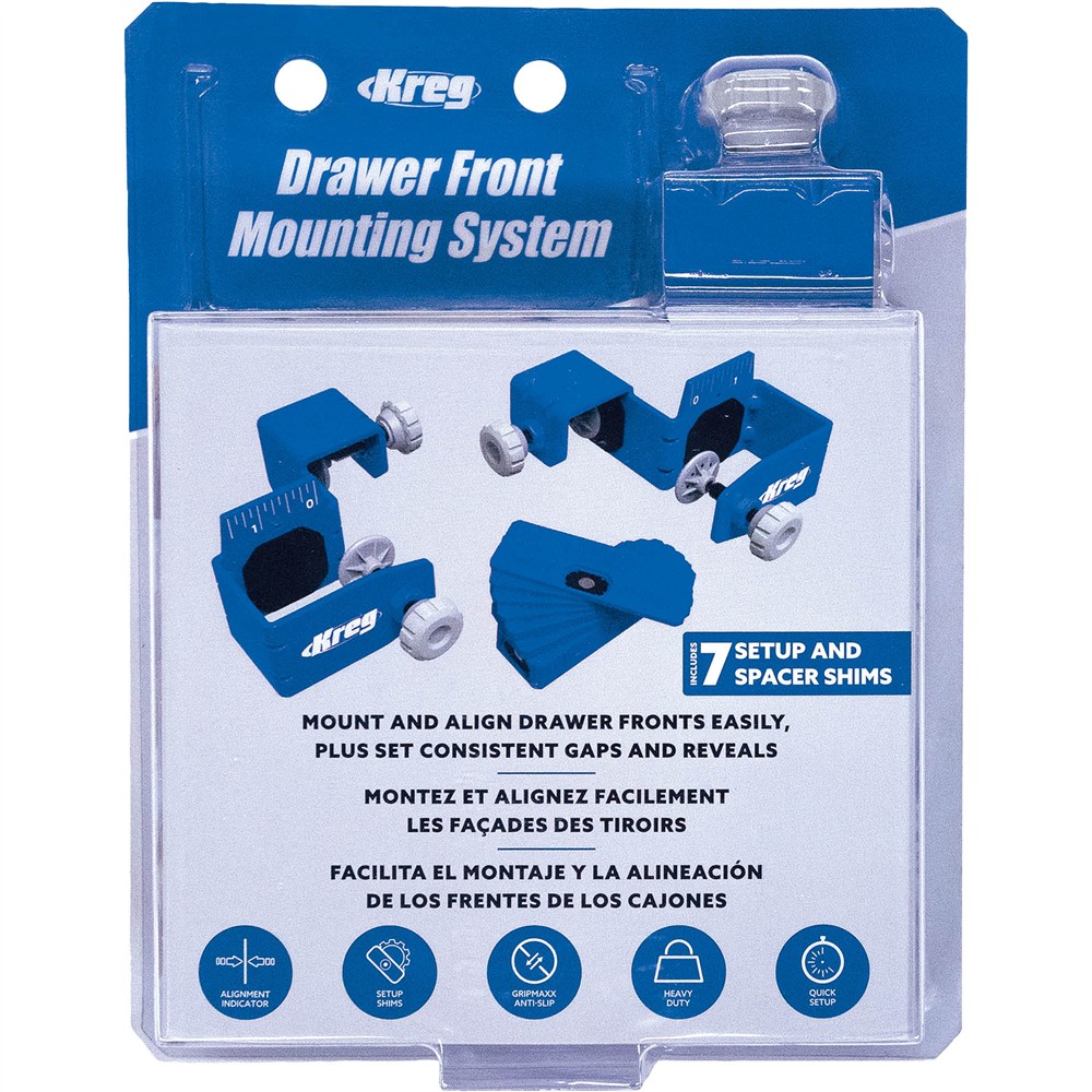 Kreg Drawer Front Mounting Kit Grizzly Industrial