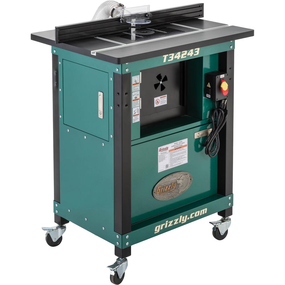 Grizzly T34243 - Mobile Router Table Workstation - Grizzly Industrial, Inc.