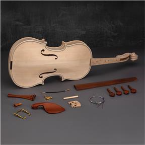 Grizzly T33957 - Solid Fiddleback Maple with Spruce Front Violin