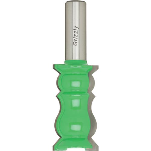 Image for Grizzly C1521 - 1-3/4" Crown Moulding Bit, 1/2" Shank