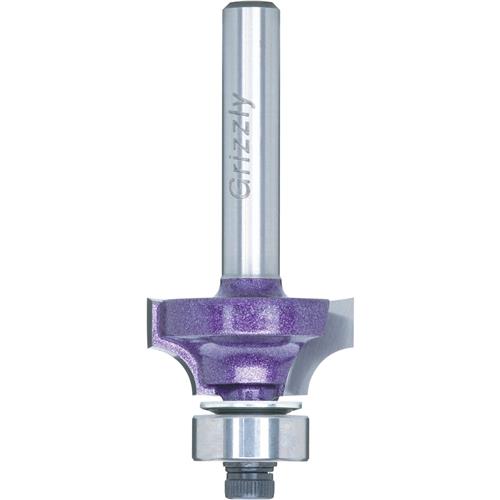 Image for Grizzly C1715Z - 3/16"r Anti-Kickback Roundover Bit, 1/4" Shank