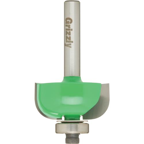 Image for Grizzly C1735 - Anti-Kickback Cove Bit, 1/4" Shank, 5/16" Radius