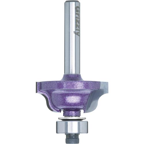 Image for Grizzly C1744Z - 1/2" Anti-Kickback Roman Ogee Bit, 1/4" Shank