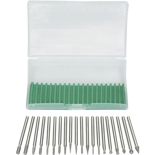Image for Steelex D2471 - Mini Diamond Burr, 20-Pc. Set 1/8" Shank