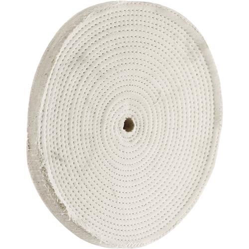 Image for Woodstock D2505 - 8" x 40 Ply x 1/2" Spiral Sewn Buff Wheel, 4,000 RPM