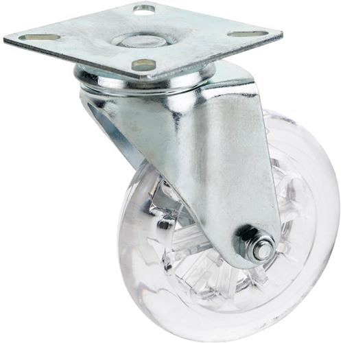 Image for Shop Fox D4541 - 4" Non-Marring Swivel Caster, Plate Mount