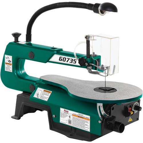 Image for Grizzly G0735 - 16" Variable-Speed Scroll Saw w/ Flexible Shaft Grinder
