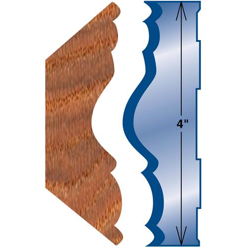 Image for Grizzly G4536 - Moulding Knife - Crown Mould