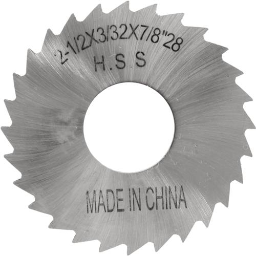 Image for Grizzly G9472 - HSS Slitting Saws - 2-1/2" x 3/32" x 7/8" 28T