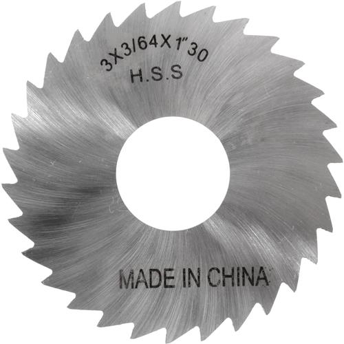 Image for Grizzly G9476 - HSS Slitting Saws - 3" x 3/64" x 1" 30T