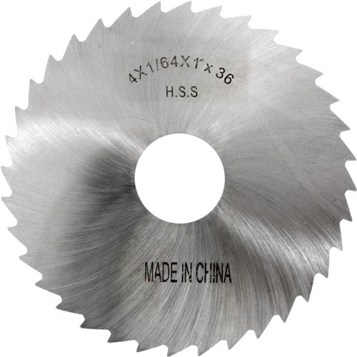 Image for Grizzly G9485 - HSS Slitting Saws - 4" x 1/64" x 1" 36T