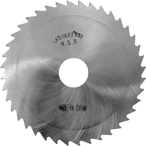 Image for Grizzly G9500 - HSS Slitting Saws - 5" x 3/16" x 1" 40T