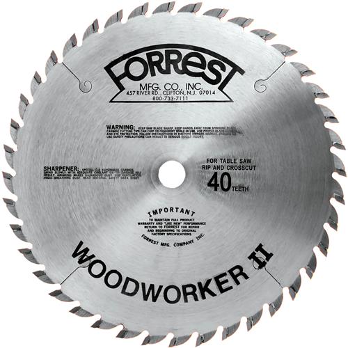 Image for Forrest H4729 - 10" x 5/8" 40t ATB Ripping Blade