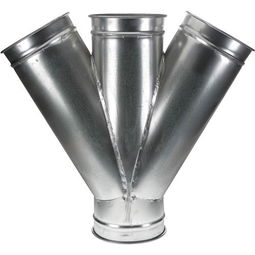 Image for US Duct H5256 - 9" to 9" x 9" x 9" Industrial Dust Collection Double Branch