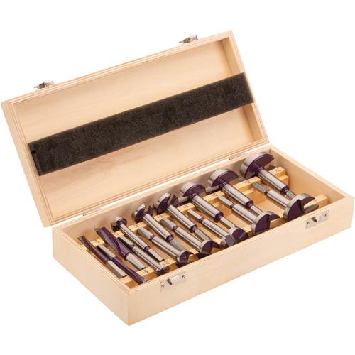 Grizzly H5862 - 15 Pc. Carbide Forstner Bit Filler Set - Grizzly