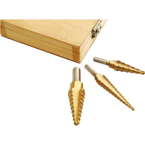 Image for Grizzly H8196 - Step Drill 3 Pc. Set