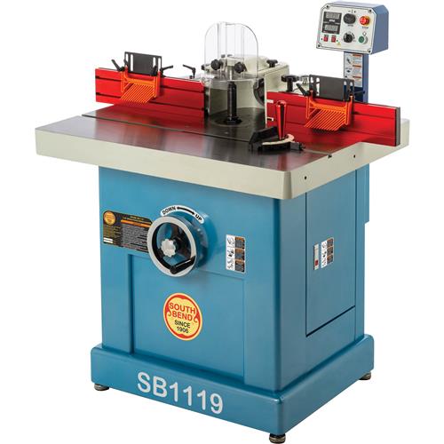 Image for South Bend SB1119 - 3 HP Single-Phase Variable-Speed Spindle Shaper