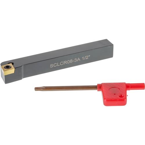 Image for Grizzly T10844 - Turning Tool Holder SCLCR 1/2" x 4", 5-Deg. Cutting Angle, RH