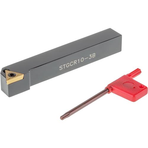Image for Grizzly T10856 - Turning Toolholder STGCR 5/8" x 4", 1-Deg. Cutting Angle, RH
