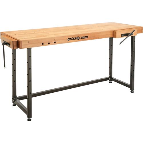 Image for Grizzly T1251 - 72" x 25" Beech Cabinetmaker's Workbench