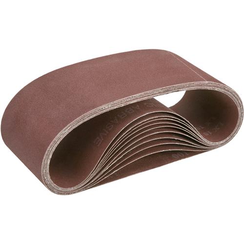 Image for Grizzly T21502 - 4" x 24" A/O Sanding Belt 100 Grit, 10 pk.