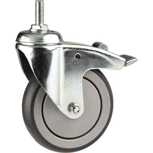 Image for Grizzly T21633 - 5" Post Mount Swivel Caster with Brake