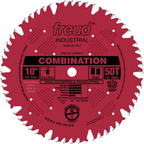 Image for Freud T24415 - 10" x 5/8" 50t ATB-R Combination Saw Blade