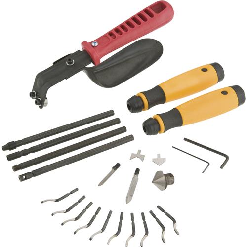 Image for Grizzly T25208 - 23 pc Deburring Set with 3 Handles