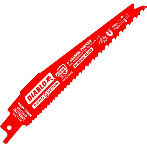 Image for Diablo T25764 - Diablo Demo Demon 6" 8/14 TPI, 5 Pack