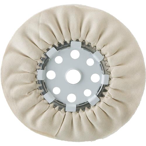 Image for Grizzly T26486 - 12" x 16 Ply x 1-1/4" Canton Flannel Buff Wheel, 3000 RPM