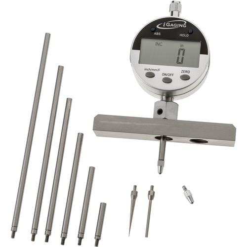 Image for iGaging T27478 - 0-22"/0.0005"/0.01mm Digital Depth Gauge