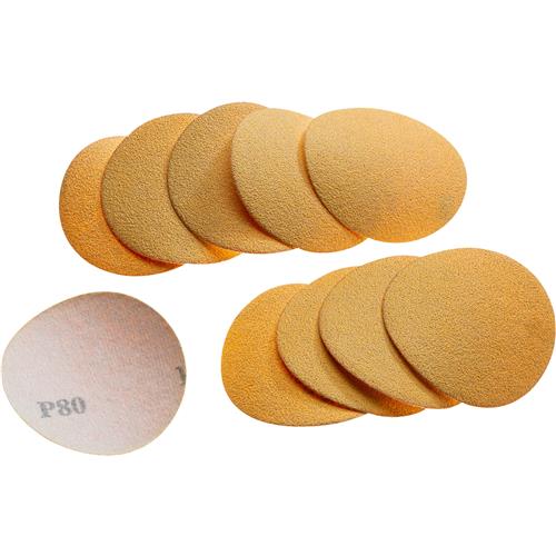 Image for Grizzly T30394 - 3" A/O Sanding Discs, 80 Grit H&L, 10 pk.