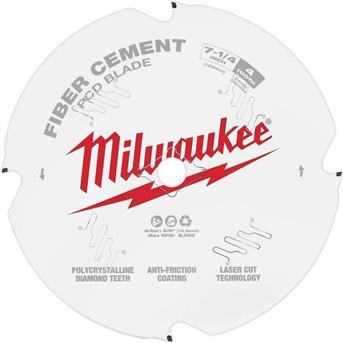 Image for Milwaukee T31070 - 7-1/4" PCD/Fiber Cement Circular Saw Blade