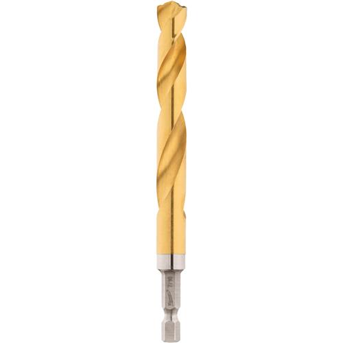 Image for Milwaukee T31295 - SHOCKWAVE RED HELIX 7/16" Titanium Impact Drill Bit
