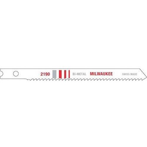 Image for Milwaukee T31381 - 3" 24 TPI T-Shank Bi-Metal Cutting Jigsaw Blade, 5 pk.