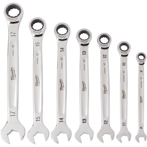 Image for Milwaukee T31659 - 7 Pc. Ratcheting Combination Wrench Set - Metric