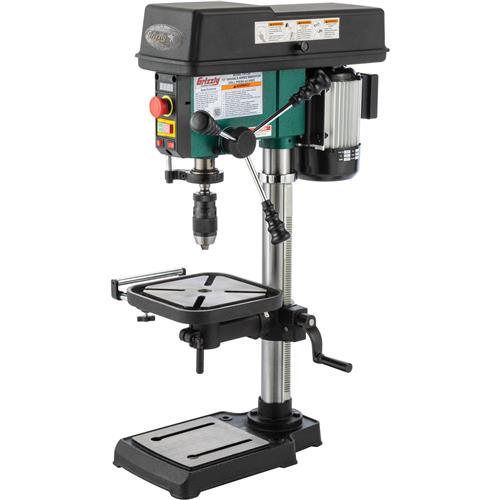 Image for Grizzly T31739 - 12" Variable-Speed Benchtop Drill Press with Laser